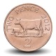 GUERNESEY (île de) - PIECE de 2 Pence - Vache de Guernesey - 2012 – Km96 – JeromeCollection
