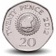 GUERNESEY (île de) - PIECE de 20 Pence - Carte de Guernesey - 2012 – Km90 – JeromeCollection