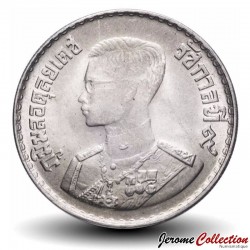 THAILANDE - PIECE de 1 Baht - Buste de Rama IX - 1957 – Y82 – JeromeCollection