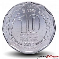 SRI LANKA - PIECE de 10 Roupies - Armoiries du Sri Lanka - 2013 – km181 – JeromeCollection