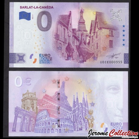 BILLET TOURISTIQUE - ZERO 0 EURO - FRANCE - SARLAT-LA-CANEDA - UECE - 2022-4 – N351390 – JeromeCollection
