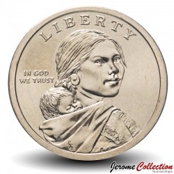 ETATS UNIS / USA - PIECE de 1 Dollar - Native american / Sacagawea - Indian Citizenship Act of 1924 - D - 2024