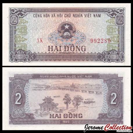 VIETNAM - Billet de 2 Dong - 1980