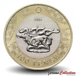 KAZAKHSTAN - 100 Tenge - Style Sakas - Plaques d'or en forme de cerf - 2022 – Km551 – JeromeCollection