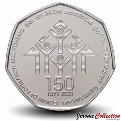 SRI LANKA - PIECE de 20 Roupies - 150e ans du recensement de la population et des logements - 2021