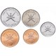 OMAN - SET / LOT de 5 PIECES de 5 10 25 50 100 Baisa - 1984 / 2013 – Km68 150 151 152 153 – JeromeCollection