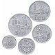 ROUMANIE - SET / LOT de 5 PIECES - 5 15 25 BANI 1 3 LEI - 1966 – Km92 93 94 95 96 – JeromeCollection