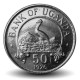 OUGANDA - PIECE de 50 Shillings - Grue couronnée grise - 1976 – Km4a – JeromeCollection