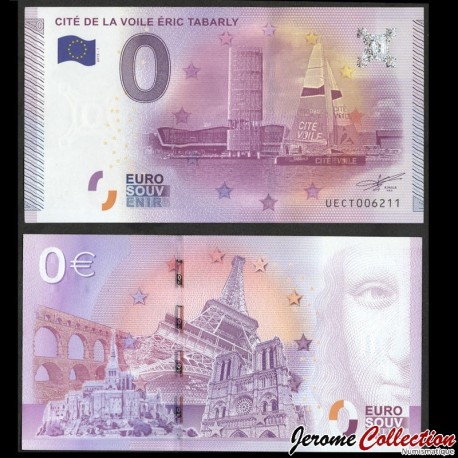 BILLET TOURISTIQUE - ZERO 0 EURO - FRANCE - Cité de la voile Éric Tabarly - UECT - 2015-1 – N227483 – JeromeCollection