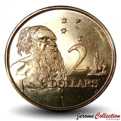 AUSTRALIE - PIECE de 2 Dollars - Aborigène / Roi Charles III - 2024