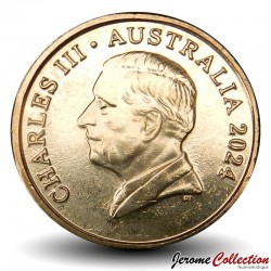 AUSTRALIE - PIECE de 2 Dollars - Aborigène / Roi Charles III - 2024