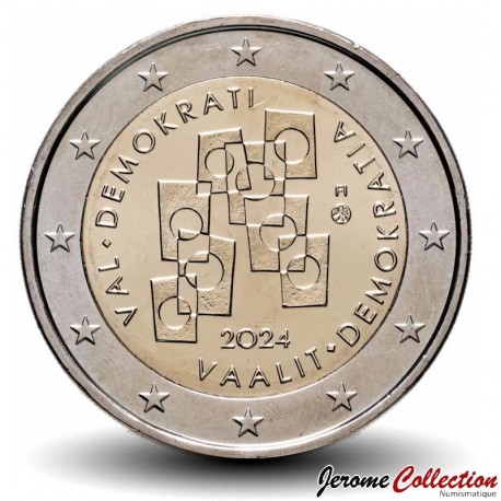 FINLANDE - PIECE de 2 Euros - Élections et Démocratie - 2024 – Km314 – JeromeCollection