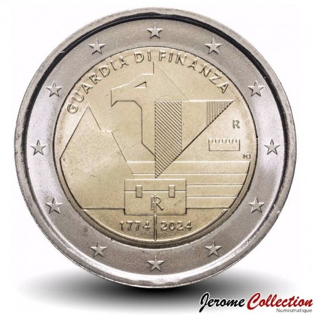 ITALIE - PIECE de 2 Euros - Garde des finances - 2024 – Km524 – JeromeCollection