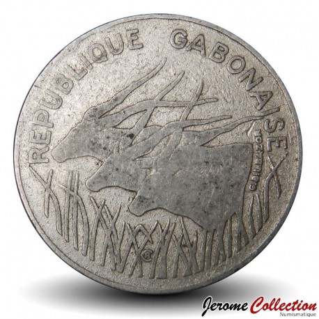 GABON - PIECE de 100 FRANCS - Elands de Derby - 1982 – Km13 – JeromeCollection