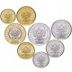 POLOGNE - SET / LOT de 8 PIECES - 1 2 5 10 20 50 Groszy 1 2 Zloty - 2007 / 2018 – Y283 284 972 973 923 924 –