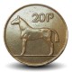 IRLANDE - PIECE de 20 Pence - Un cheval hunters irlandais - 1986 – Km25 – JeromeCollection