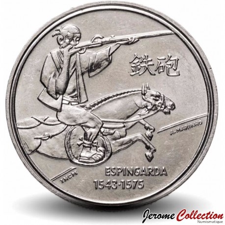 PORTUGAL - PIECE de 200 Escudos - Fusil de chasse - 1993