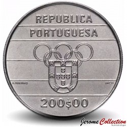 PORTUGAL - PIECE de 200 Escudos - XXV Jeux Olympiques - 1992