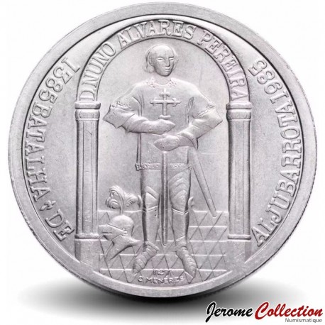 PORTUGAL - PIECE de 100 Escudos - Bataille d'Aljubarrota - 1985 – Km630 – JeromeCollection