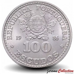 PORTUGAL - PIECE de 100 Escudos - Mexico 86 - 1986