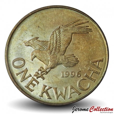 MALAWI - PIECE de 1 Kwacha - Pygargue vocifer - 1996 – Km28 – JeromeCollection