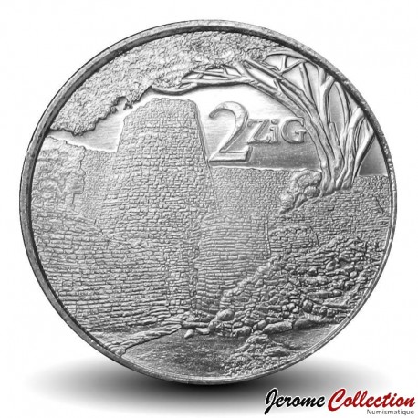 ZIMBABWE - PIECE de 2 Zig - Les ruines du Grand Zimbabwe- 2024 – N412922 – JeromeCollection