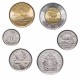 CANADA - SET / LOT de 6 PIECES de 5 10 25 50 Cents - 1 2 Dollars - Roi CHARLES III - 2024 – Km 3334 3335 3336 3337 3338