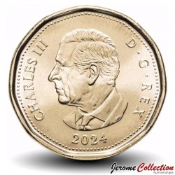 CANADA - PIECE de 1 DOLLAR - L. M. Montgomery / Roi Charles III - 2024