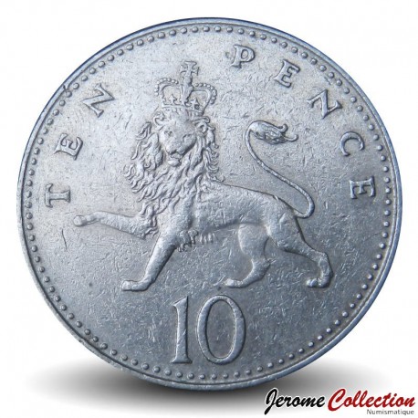 ROYAUME UNI - PIECE de 10 Pence - Lion couronné - 1992 – Km938 – JeromeCollection