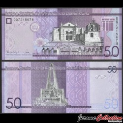 REPUBLIQUE DOMINICAINE - Billet de 50 PESOS - Cathédrale Santa Maria la Menor - 2023 – P189i – JeromeCollection
