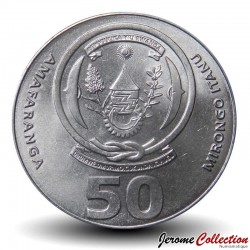 RWANDA - PIECE de 50 Francs - Épi de mais - 2003