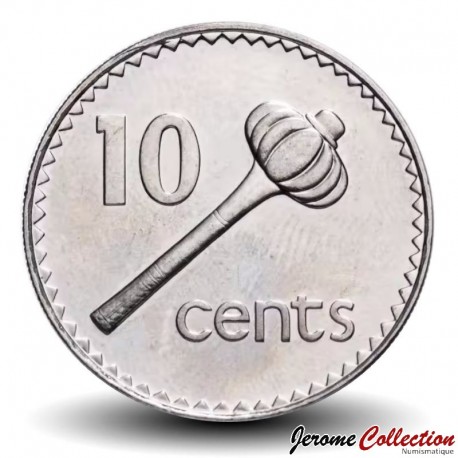 FIDJI - PIECE de 10 Cents - Massue - 2006