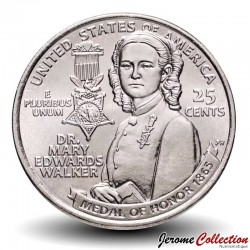 ETATS UNIS / USA - PIECE de 25 Cents - American Women Quarters - Mary Edwards Walker - S - 2024