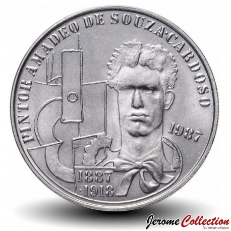 PORTUGAL - PIECE de 100 Escudos - Amadeo de Souza Cardoso - 1987 – Km644 – JeromeCollection