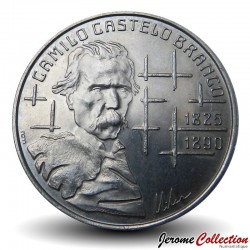 PORTUGAL - PIECE de 100 Escudos - Camilo Castelo Branco - 1990 – Km656 – JeromeCollection