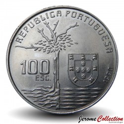 PORTUGAL - PIECE de 100 Escudos - Camilo Castelo Branco - 1990