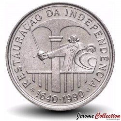 PORTUGAL - PIECE de 100 Escudos - Restauration de l'indépendance - 1990