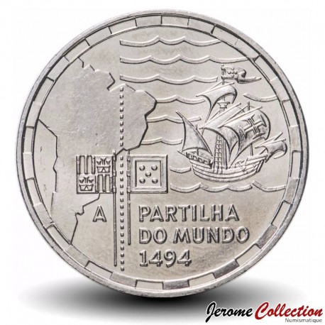 PORTUGAL - PIECE de 200 Escudos - Division du monde - 1994 – Km672 – JeromeCollection