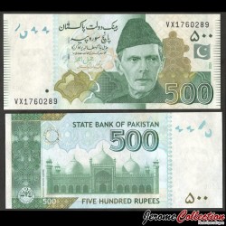 PAKISTAN - Billet de 500 Roupies - Mosquée Badshahi - 2024
