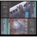 ILE BERKNER - Billet de 20 DOLLARS - Satellite Spatial - 2017