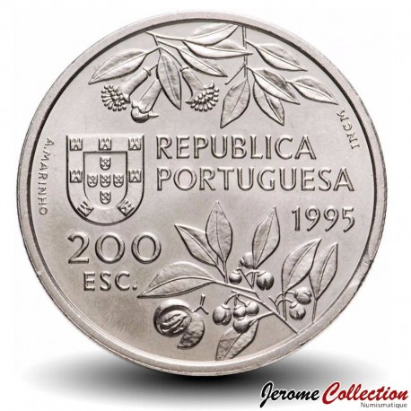 PORTUGAL - PIECE de 200 Escudos - Iles des Moluques (iles aux épices) - 1995 – Km682 – JeromeCollection