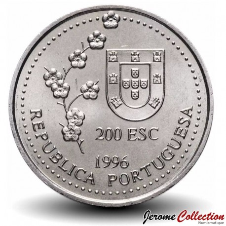 PORTUGAL - PIECE de 200 Escudos - Découverte de Taïwan - 1996 – Km692 – JeromeCollection