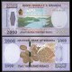 RWANDA - Billet de 2000 Francs - Paysage de Kibuye et Lac Kivu - 28.6.2024 – P44 – JeromeCollection