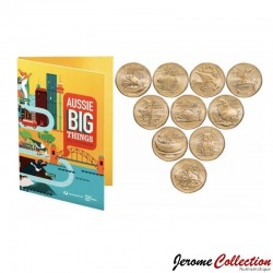 AUSTRALIE - SET / LOT de 10 PIECES de 1 Dollar - 
