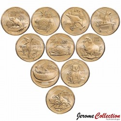 AUSTRALIE - SET / LOT de 10 PIECES de 1 Dollar - "Aussie Big Things" - 2023 – Km4474 - 4483 – JeromeCollection