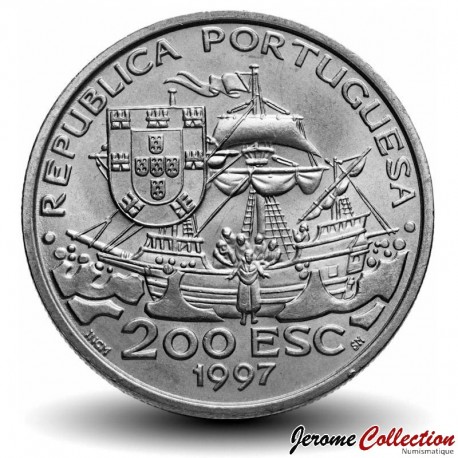 PORTUGAL - PIECE de 200 Escudos - Saint François Xavier - 1997 – Km697 – JeromeCollection