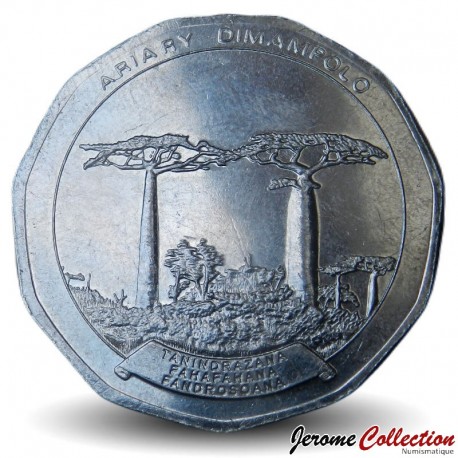 MADAGASCAR - PIECE de 50 Ariary - Baobabs - 2005 – Km25 – JeromeCollection