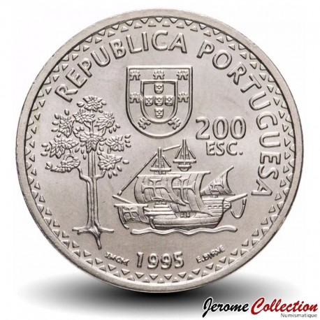 PORTUGAL - PIECE de 200 Escudos - Découverte des Iles de Solor et Timors - 1995 – Km683 – JeromeCollection