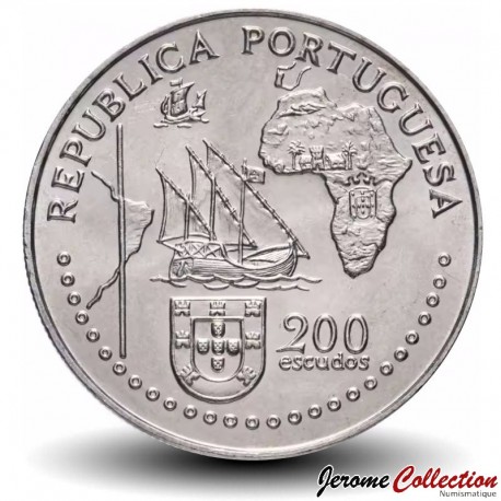 PORTUGAL - PIECE de 200 Escudos - Traité de Tordesillas - 1994 – Km671 – JeromeCollection