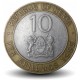 KENYA - PIECE de 10 shillings - Bimétal - Président Arap Moi - 1995 – Km27 – JeromeCollection